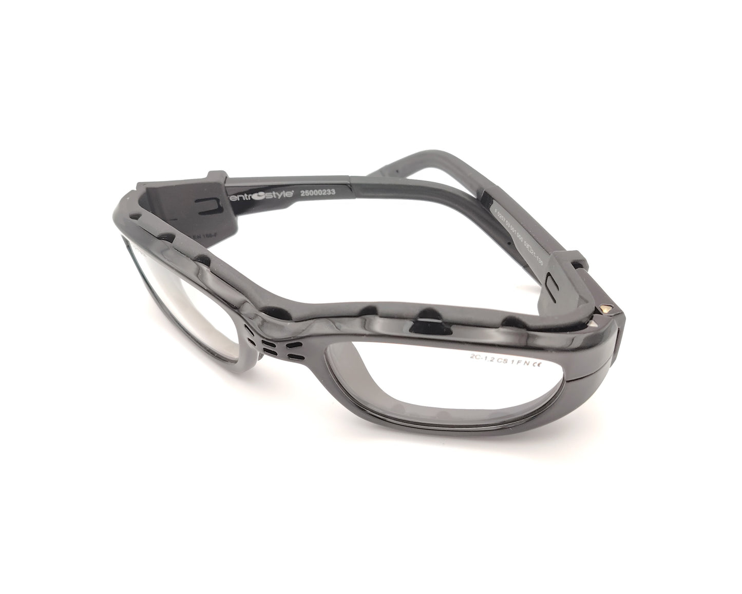 gafas de protección deportiva para niños con montura envolvente y cinta ajustable