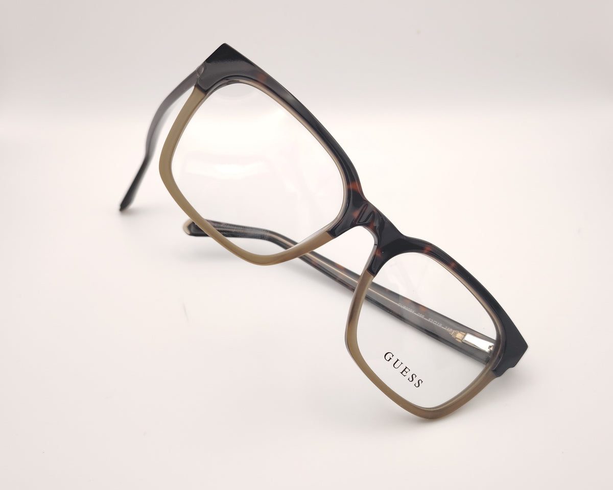 gafas graduadas guess gu50094 056 rectangulares carey bicolor