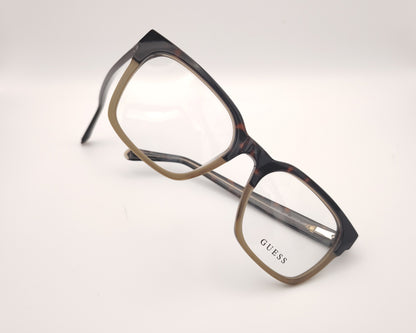 gafas graduadas guess gu50094 056 rectangulares carey bicolor
