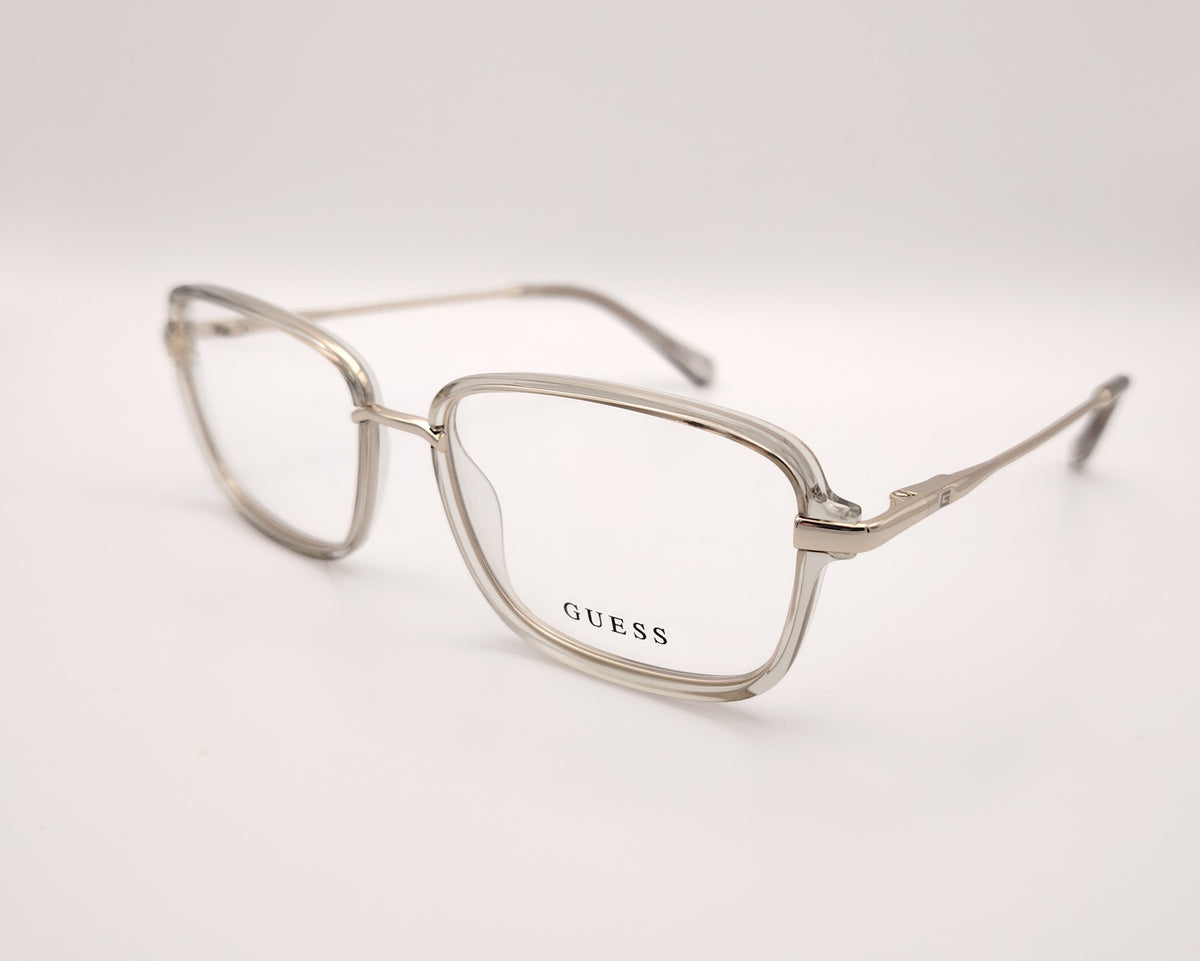 gafas graduadas guess gu50099 093 transparentes con varillas metálicas