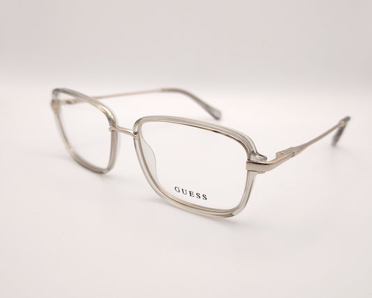 gafas graduadas guess gu50099 093 transparentes con varillas metálicas