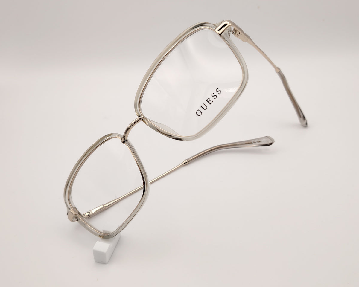 gafas graduadas guess gu50099 093 transparentes con varillas metálicas