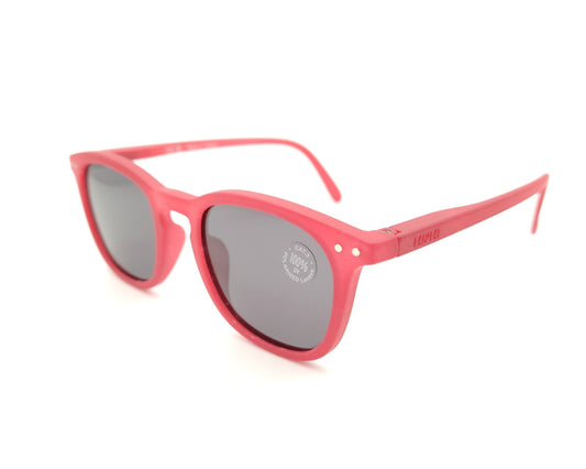gafas de sol infantiles izipizi polarizadas en color rojo con lentes oscuras