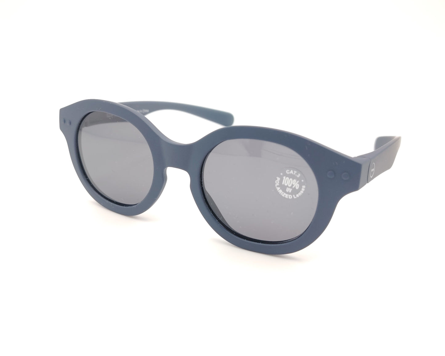 gafas de sol para niños izipizi de pasta redondas en color azul marino