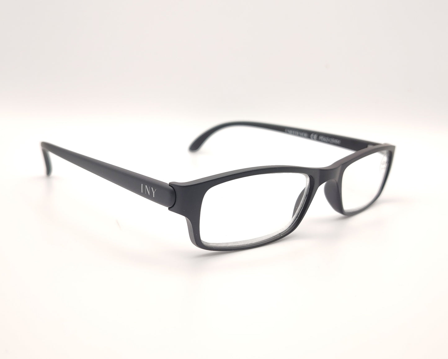 gafas premontadas negras rectangulares para presbicia