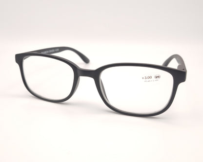 gafas premontadas para lectura i need you rainbow con montura ligera de policarbonato negro mate y forma rectangular redondeada