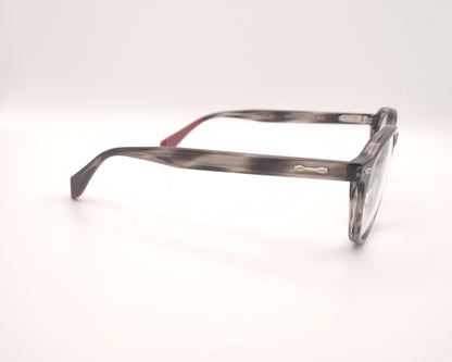 gafas graduadas le parc tange 01 redondas en acetato gris jaspeado 
