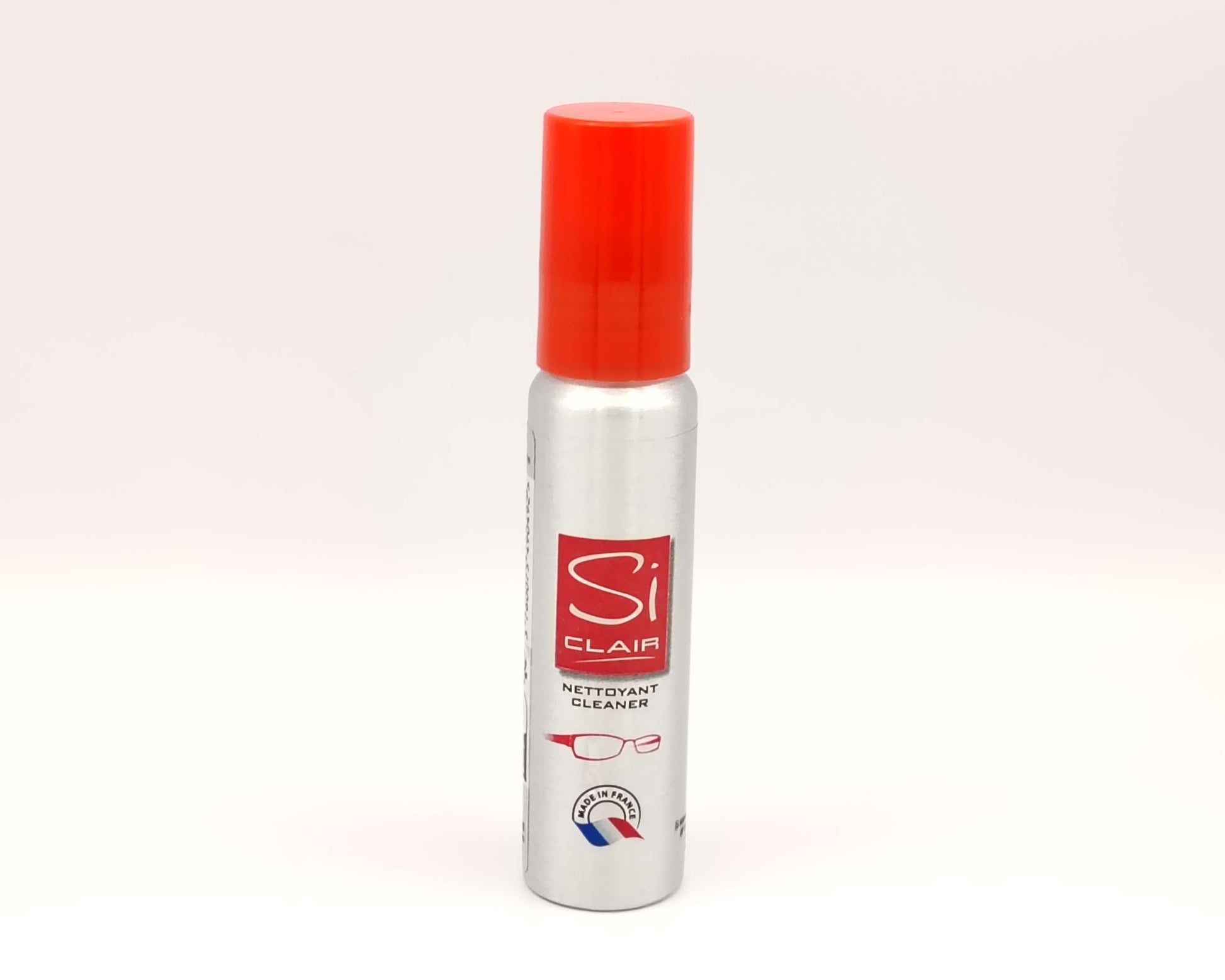 kit limpiagafas compuesto de spray si clair rellenable y gamuza divergente