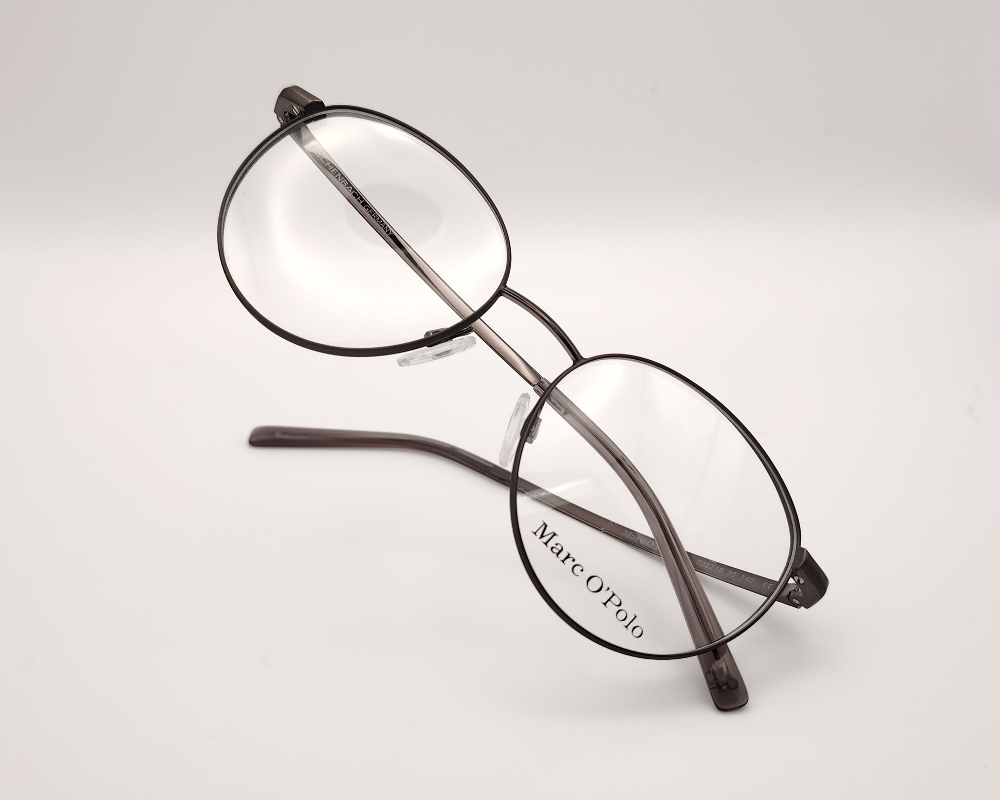 gafas marc o polo redondas de metal color grafito