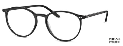 gafas redondas marc o polo de acetato fino en color negro 