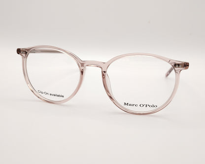 gafas redondas marc o'polo con diseño ligero y opción de clip-on