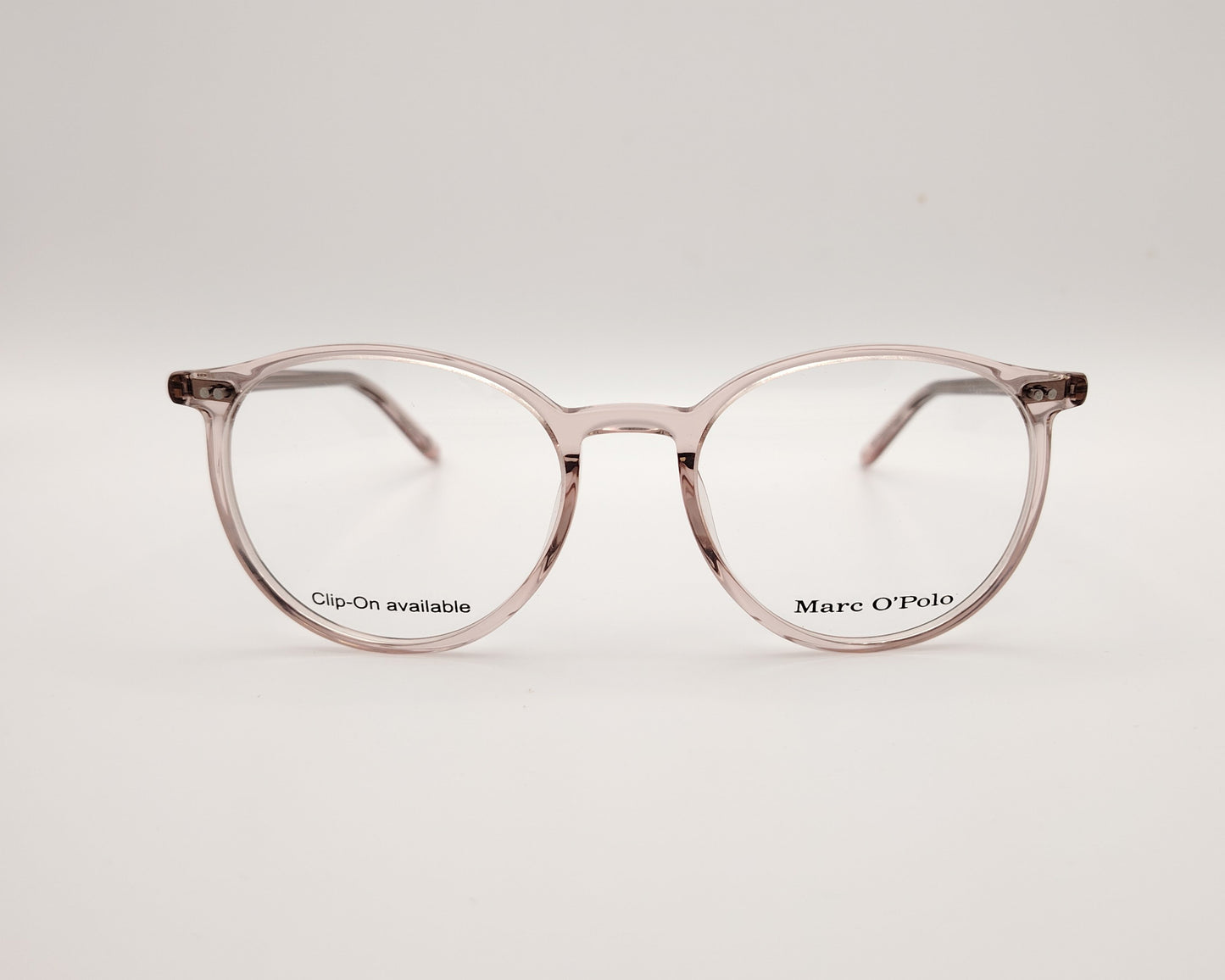 gafas redondas marc o'polo con diseño ligero y opción de clip-on
