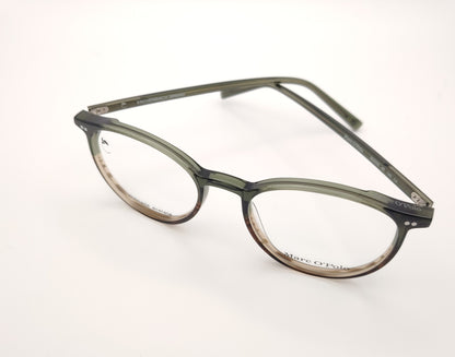 gafas redondas de acetato verde y marrón marc o'polo