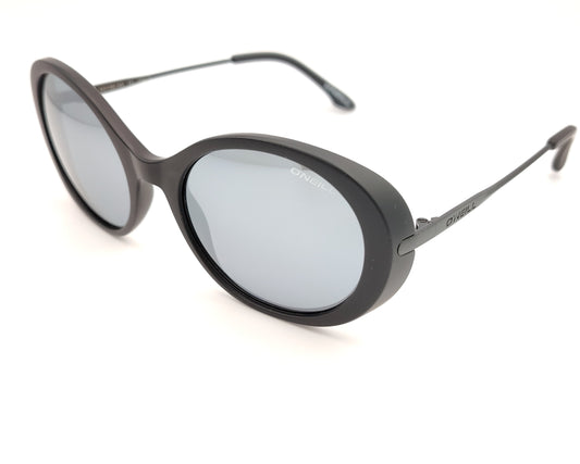 o neill ons 9036 104p gafas de sol de pasta con las varillas de metal de forma redondeada con las lentes en espejo plata polarizadas
