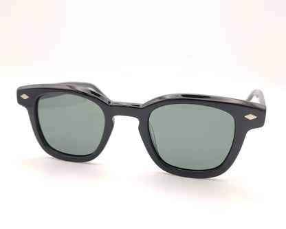 gafas de sol de acetato en negro con lentes polarizadas para caras pequeñas