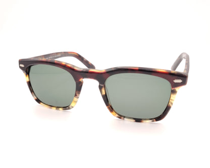 gafas de sol acetato carey claro con lentes polarizadas forma rectangular