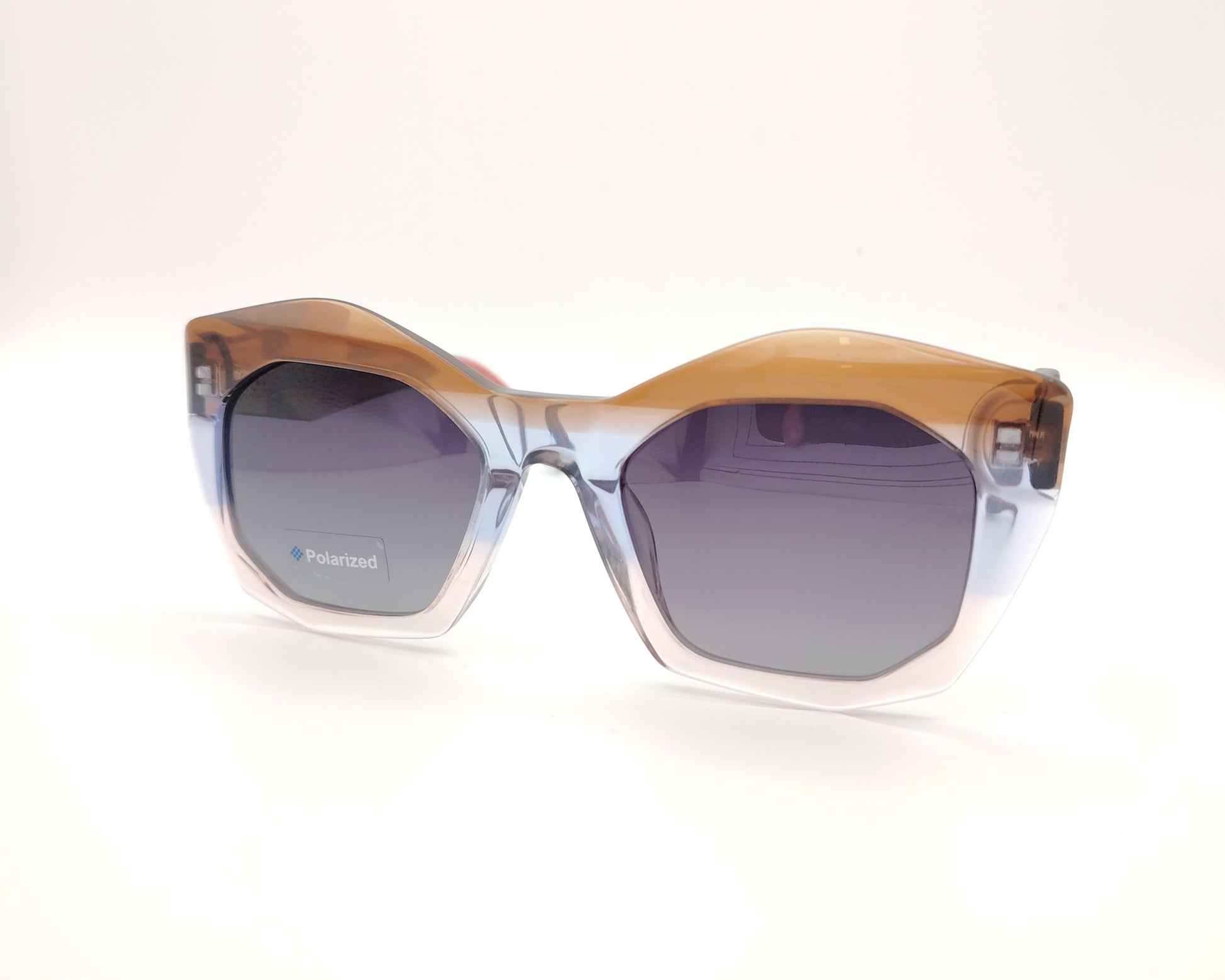 gafas de sol rischio con frontal degradado y lentes polarizadas en montura gruesa