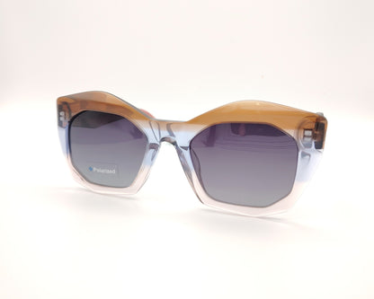 gafas de sol rischio con frontal degradado y lentes polarizadas en montura gruesa