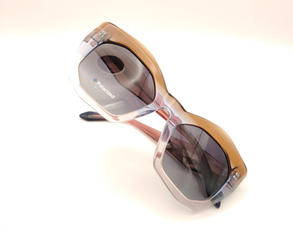 gafas de sol rischio con frontal degradado y lentes polarizadas en montura gruesa