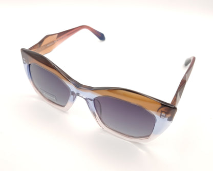 gafas de sol rischio con frontal degradado y lentes polarizadas en montura gruesa