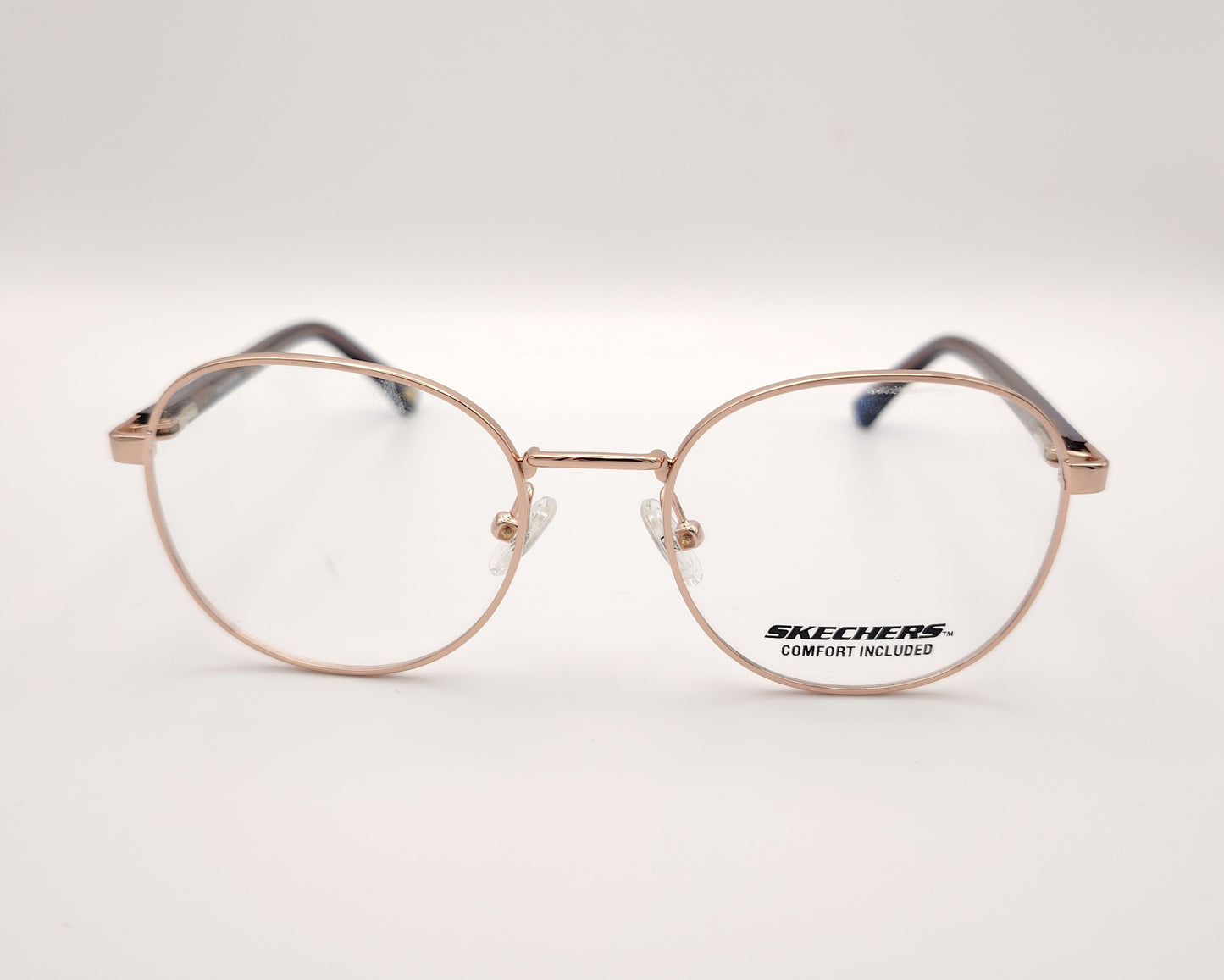 gafas graduadas skechers infantiles redondas metalicas doradas