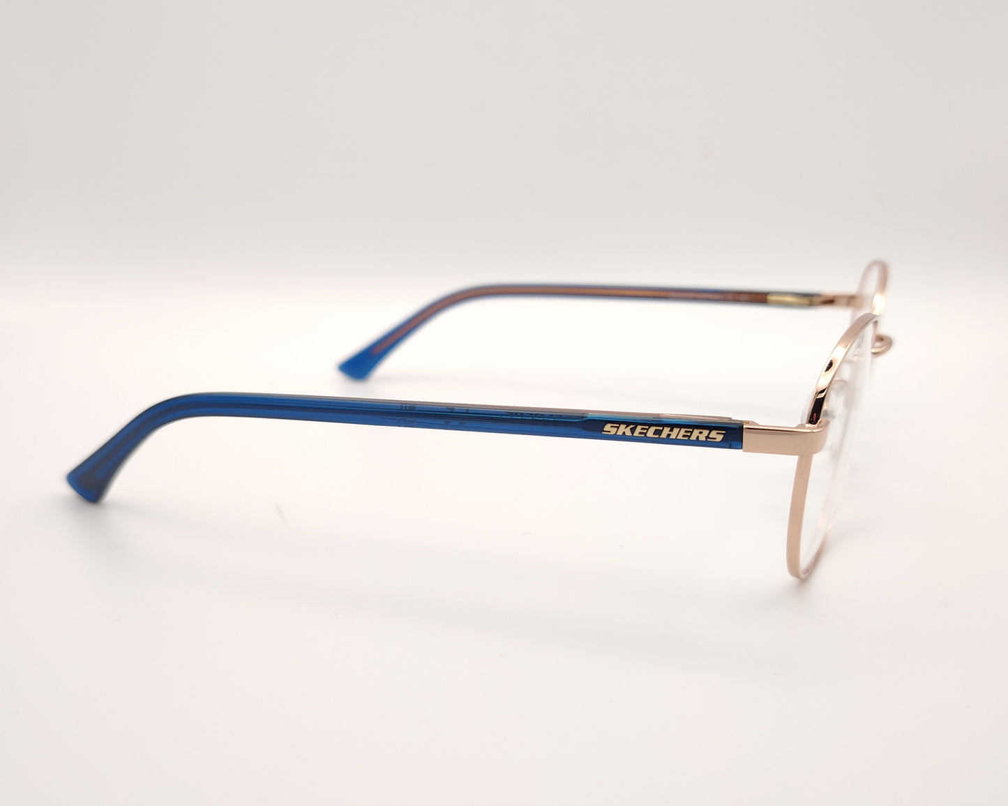 gafas graduadas skechers infantiles redondas metalicas doradas