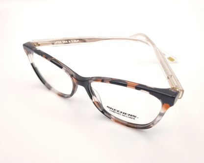 gafas graduadas skechers infantiles y cadete carey con varillas transparentes