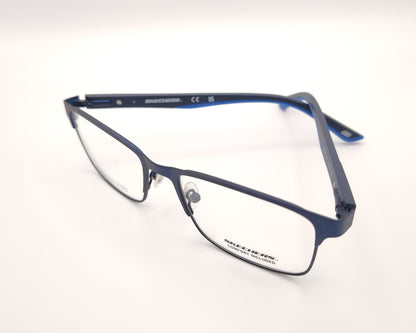 gafas graduadas skechers azules metalicas rectangulares
