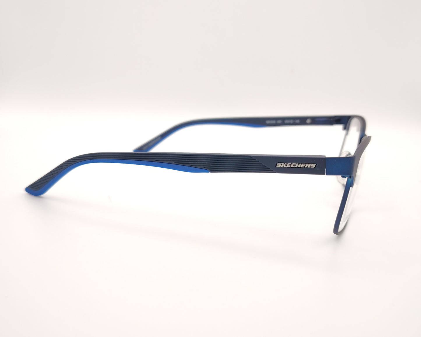 gafas graduadas skechers azules metalicas rectangulares