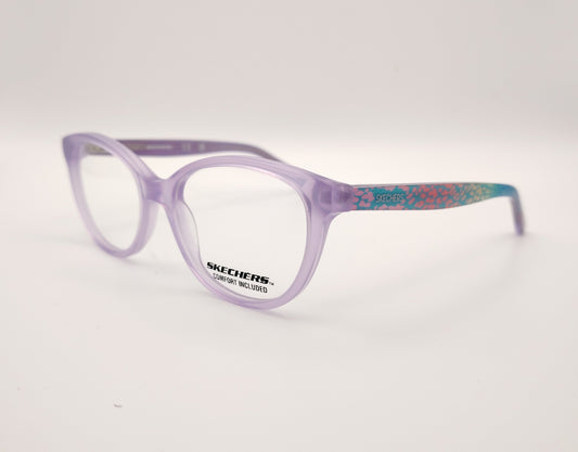 gafas infantiles skechers se50200 083 lila con varillas multicolor