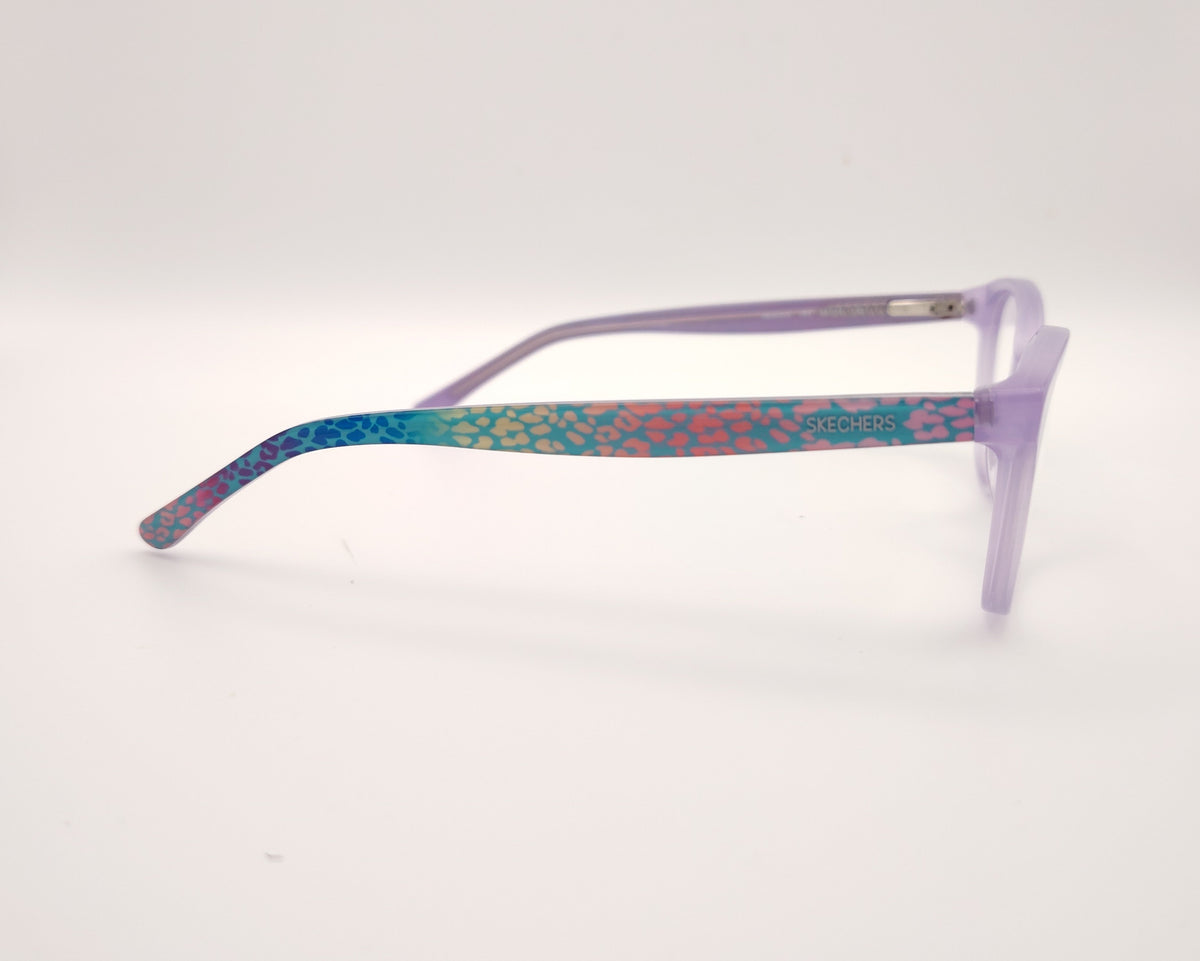gafas infantiles skechers se50200 083 lila con varillas multicolor