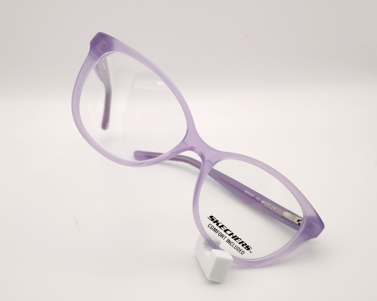 gafas infantiles skechers se50200 083 lila con varillas multicolor