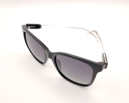 gafas de sol skechers se6295 01d negras con lentes grises degradadas polarizadas