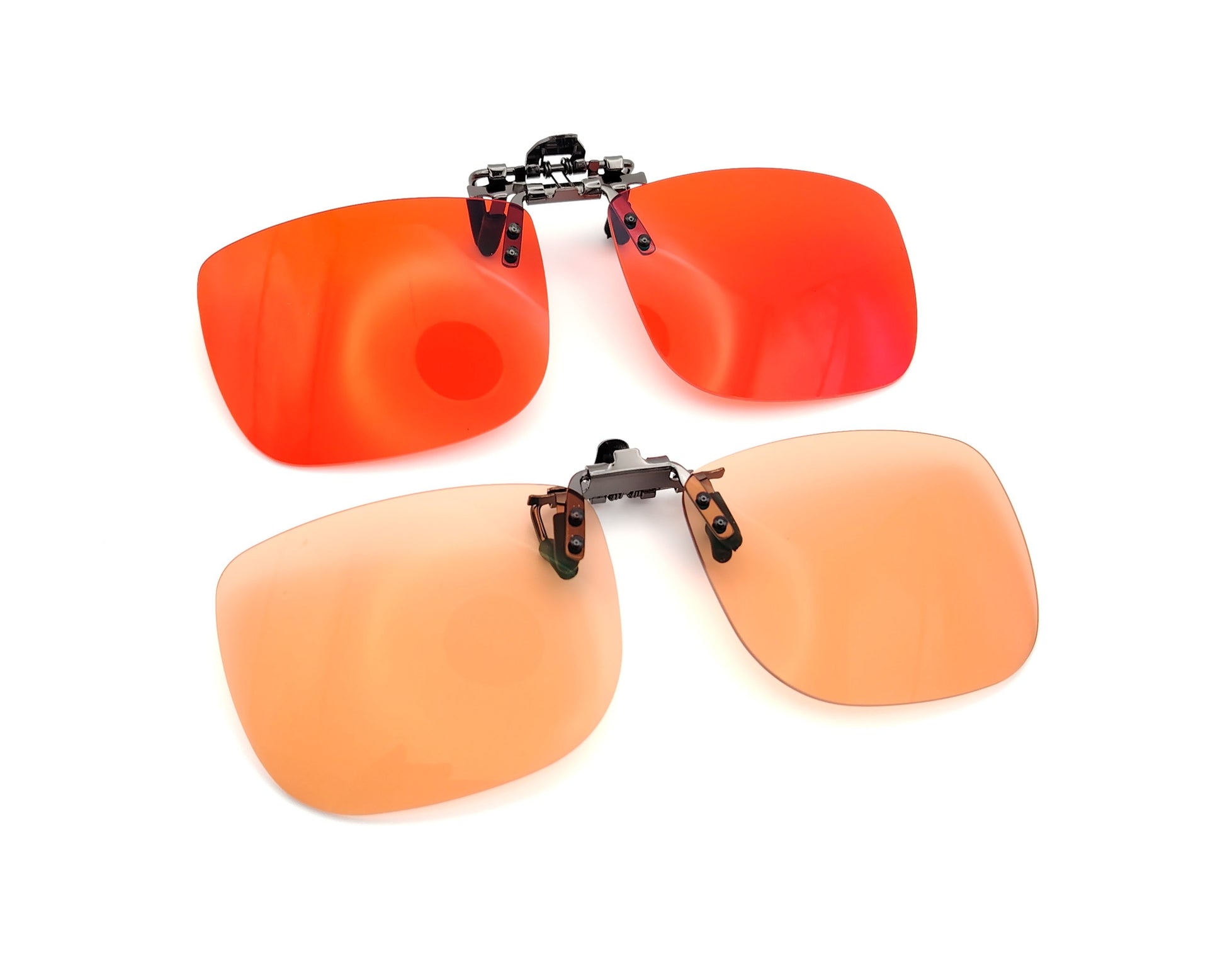 suplementos terapéuticos con filtro rojo y rosa para gafas de clip 60 x 48 mm