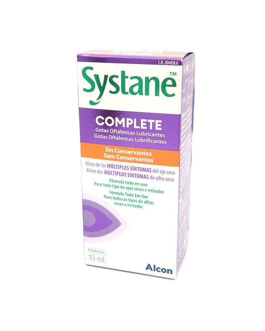 gotas lubricantes para ojo seco sytane complete sin conservantes 