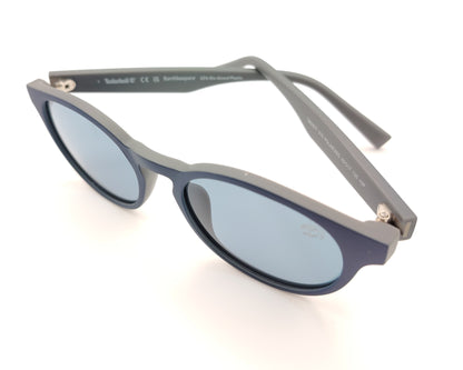gafas de sol azul mate polarizadas para niño adolescente o cara menuda con lentes azules