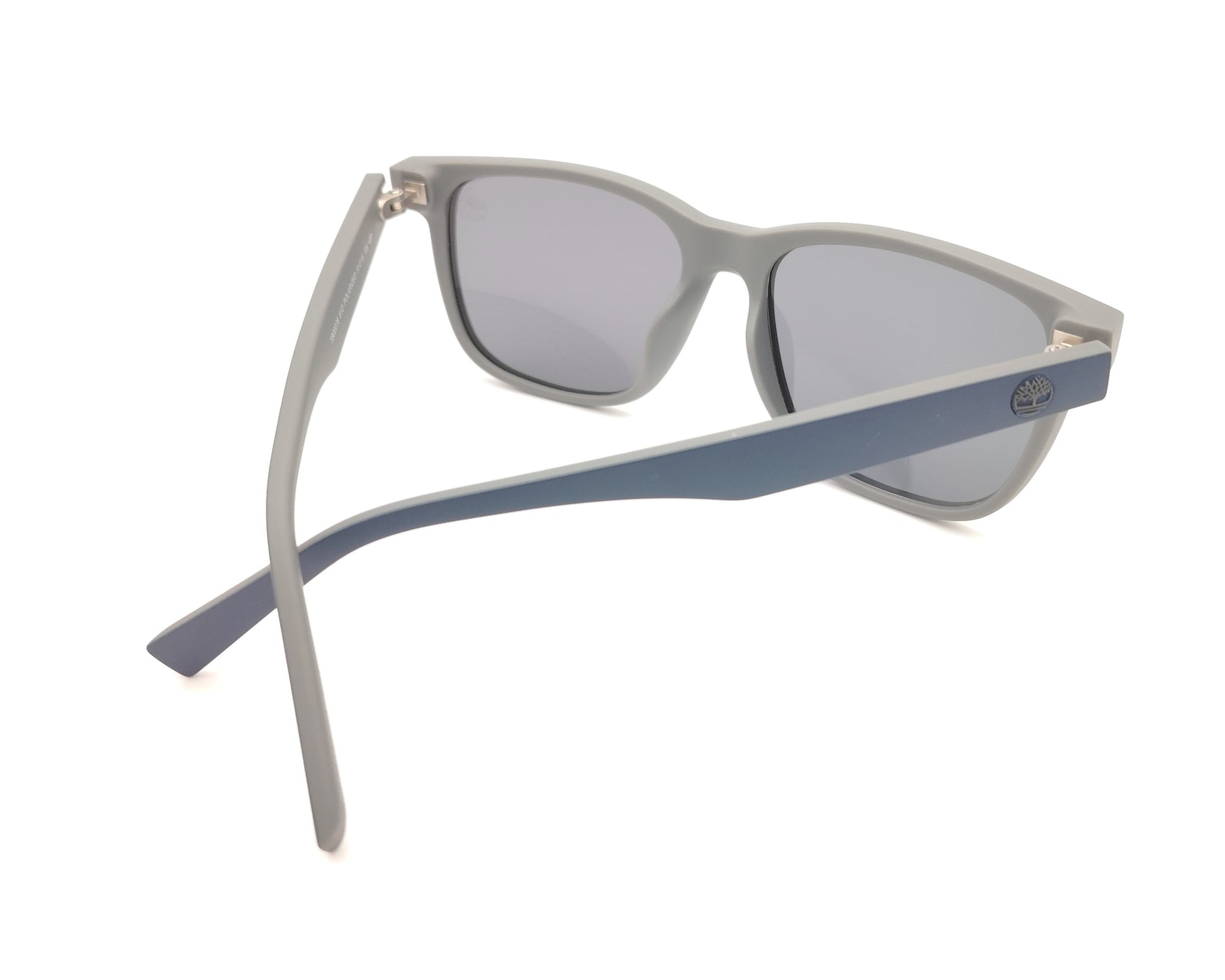 gafas de sol polarizadas cadete rectangulares en azul con interior gris para cara pequeña