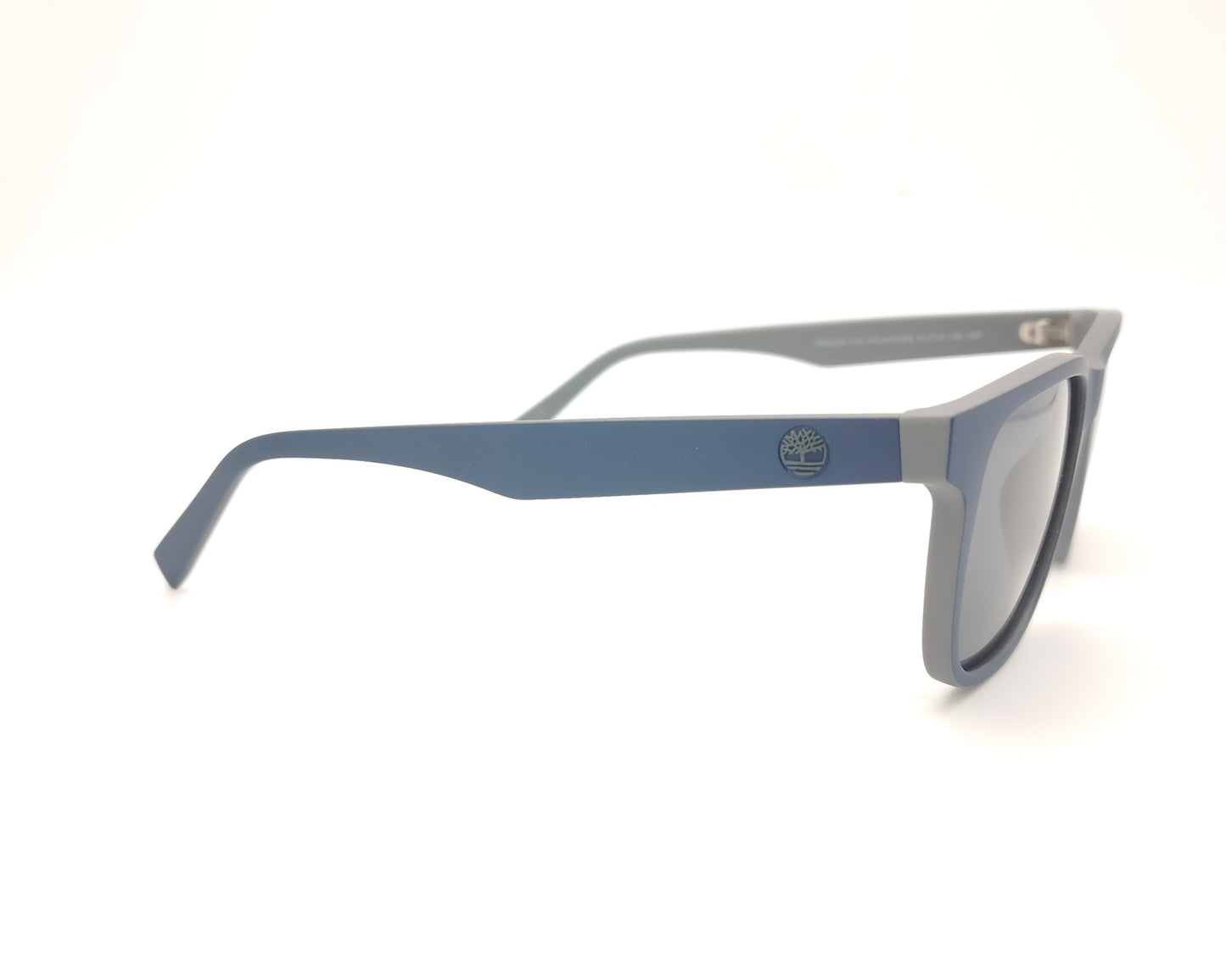 gafas de sol polarizadas cadete rectangulares en azul con interior gris para cara pequeña