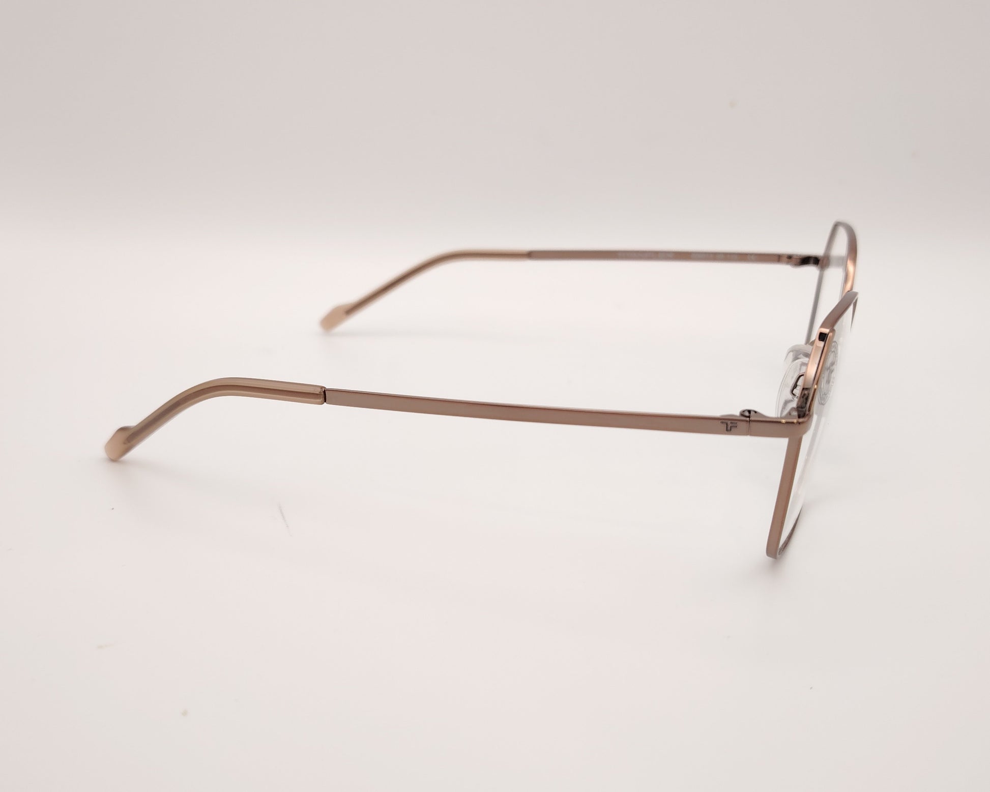 gafas graduadas titanflex 826013 60 cuadradas en color cobre de titanio flexible