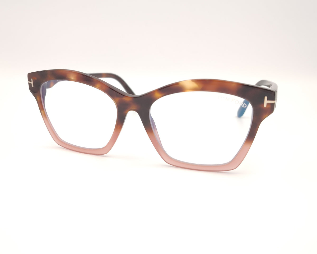 gafas tom ford tf5965b 055 en acetado habana y rosa nude