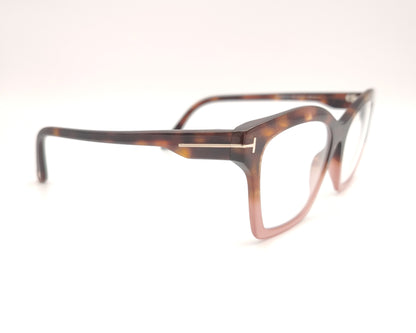 gafas tom ford tf5965b 055 en acetado habana Y rosa nude
