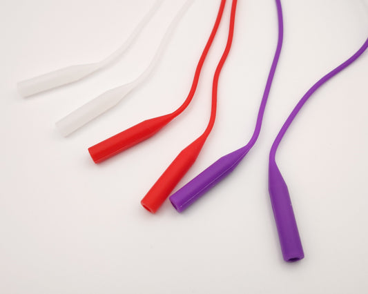 cordon tubo silicona para gafas, ligero cómodo en varios colores