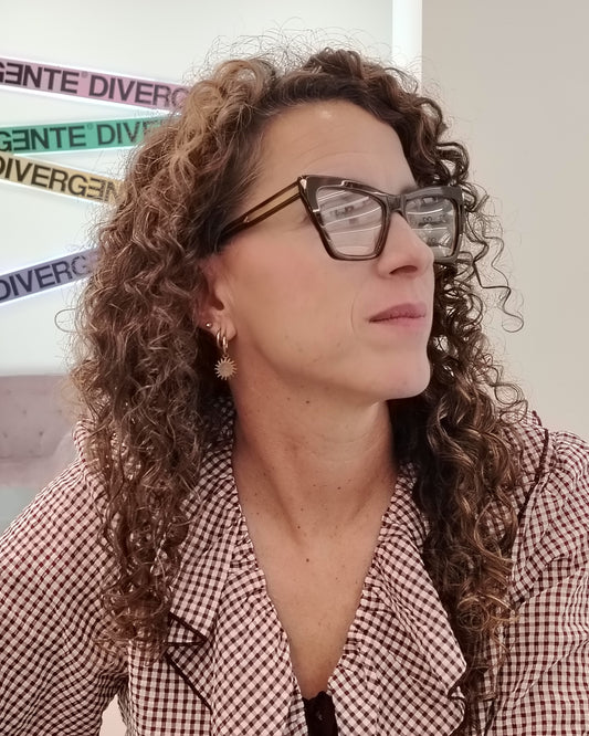 gafas graduadas cat eyes de pasta color carey