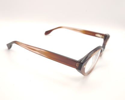 gafas graduadas visionario doris 04 ovalada en marrón y rosa translúcido